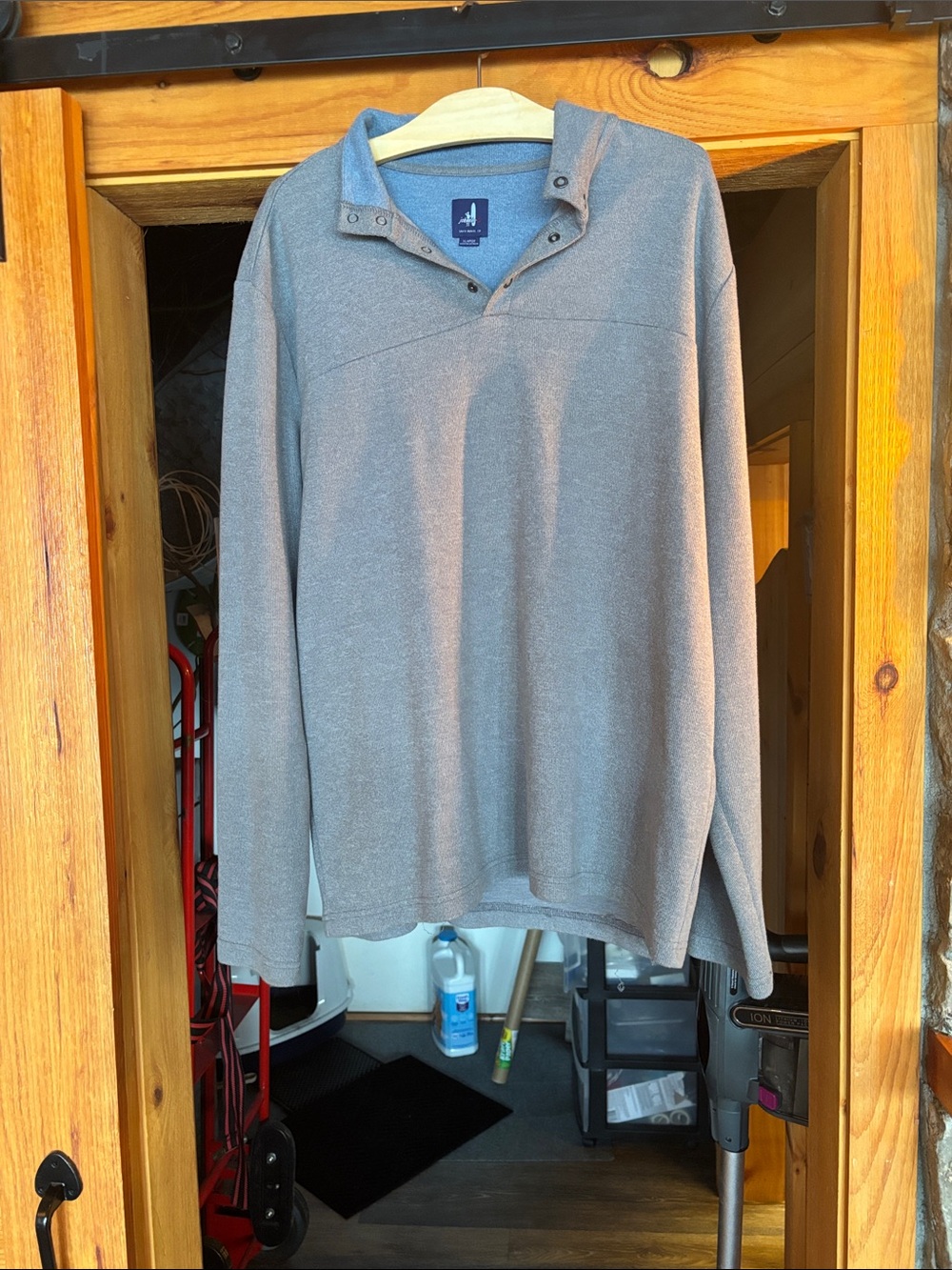 Gray Johnny o men’s snap pullover